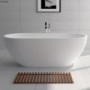 NERO 1780 Matte White Stone Bathtub